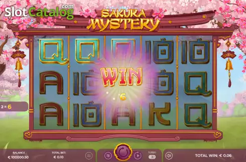 Οθόνη5. Sakura Mystery Κουλοχέρης