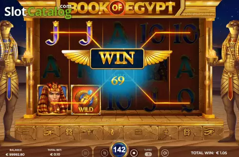 Οθόνη5. Book of Egypt (Thunderspin) Κουλοχέρης