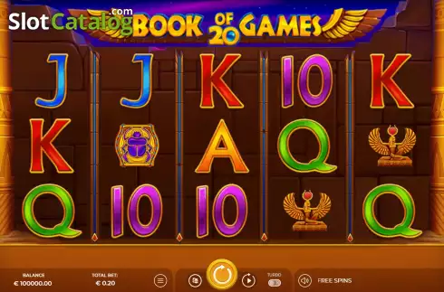 Οθόνη3. Book of Games 20 Κουλοχέρης 