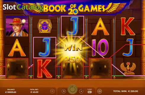 Οθόνη5. Book of Games 20 Κουλοχέρης 