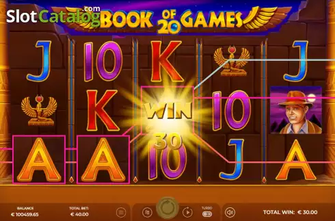 Οθόνη6. Book of Games 20 Κουλοχέρης 
