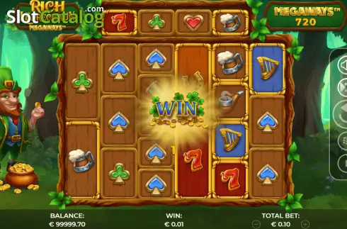 Οθόνη2. Rich Leprechaun Megaways Κουλοχέρης
