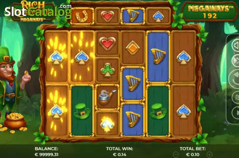 Οθόνη3. Rich Leprechaun Megaways Κουλοχέρης