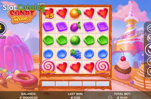 Οθόνη2. Candy Blast (Thunderspin) Κουλοχέρης 