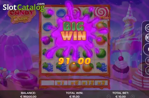 Οθόνη3. Candy Blast (Thunderspin) Κουλοχέρης 