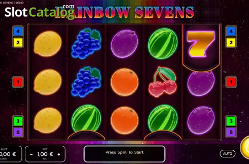 Οθόνη2. Rainbow Sevens Κουλοχέρης