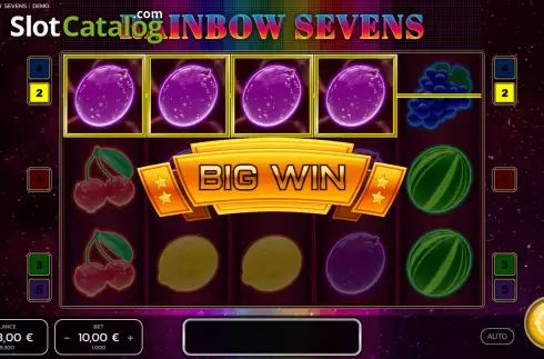Οθόνη4. Rainbow Sevens Κουλοχέρης