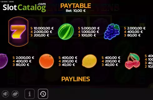 Οθόνη5. Rainbow Sevens Κουλοχέρης