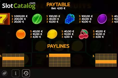 Οθόνη5. Twenty Fruits Κουλοχέρης 