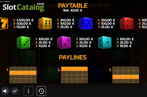 Οθόνη5. Twenty Dice Κουλοχέρης