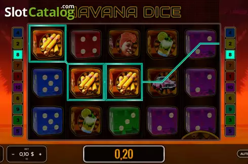 Οθόνη3. Havana Dice Κουλοχέρης