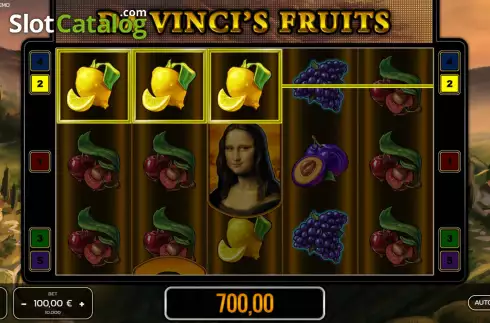 Οθόνη3. Da Vinci's Fruits Κουλοχέρης