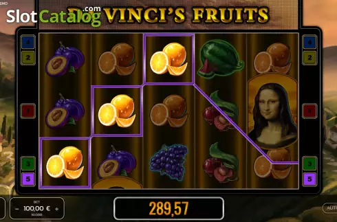 Οθόνη4. Da Vinci's Fruits Κουλοχέρης