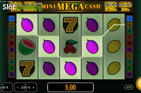 Οθόνη3. Mini Mega Cash Κουλοχέρης