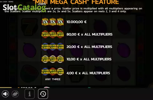 Οθόνη5. Mini Mega Cash Κουλοχέρης