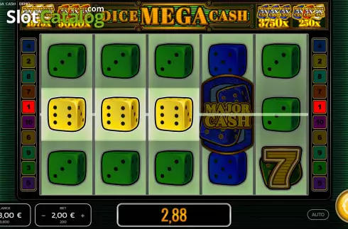 Οθόνη3. Dice Mega Cash Κουλοχέρης 