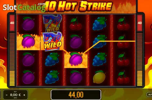 Οθόνη4. 40 Hot Strike Κουλοχέρης