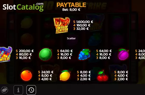 Οθόνη5. 40 Hot Strike Κουλοχέρης