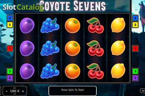 Οθόνη2. Coyote Sevens Κουλοχέρης