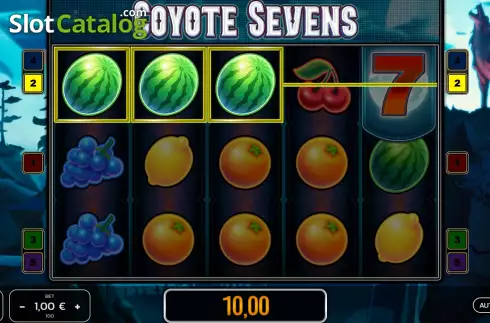 Οθόνη3. Coyote Sevens Κουλοχέρης