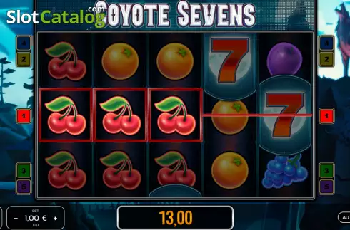Οθόνη4. Coyote Sevens Κουλοχέρης