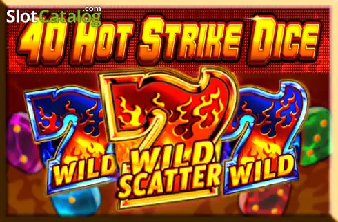 40 Hot Strike Dice Λογότυπο 40 Hot Strike Dice Λογότυπο