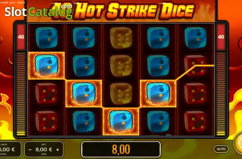 Οθόνη4. 40 Hot Strike Dice Κουλοχέρης