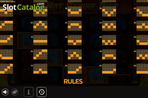 Οθόνη7. 40 Hot Strike Dice Κουλοχέρης