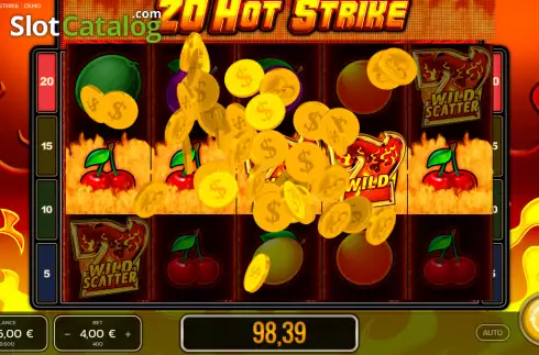 Οθόνη4. 20 Hot Strike Κουλοχέρης