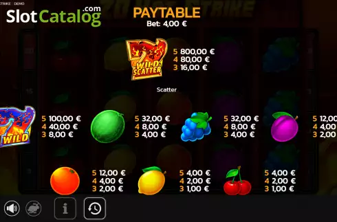 Οθόνη5. 20 Hot Strike Κουλοχέρης