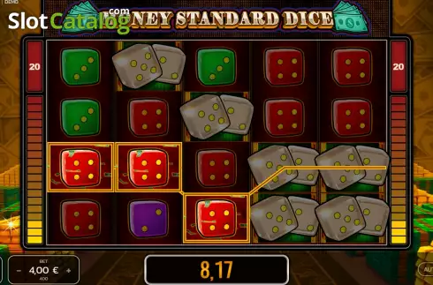 Οθόνη3. Money Standard Dice Κουλοχέρης