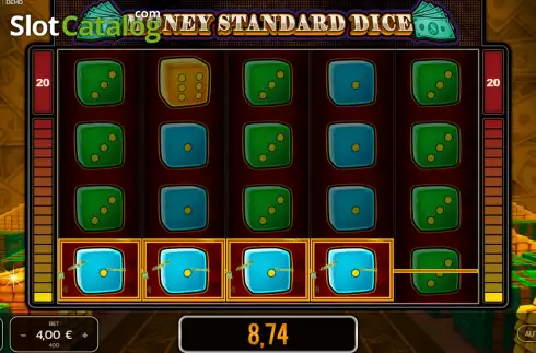 Οθόνη4. Money Standard Dice Κουλοχέρης