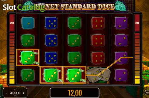 Οθόνη5. Money Standard Dice Κουλοχέρης