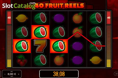 Οθόνη3. 40 Fruit Reels Κουλοχέρης 