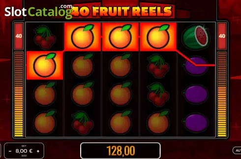 Οθόνη5. 40 Fruit Reels Κουλοχέρης 
