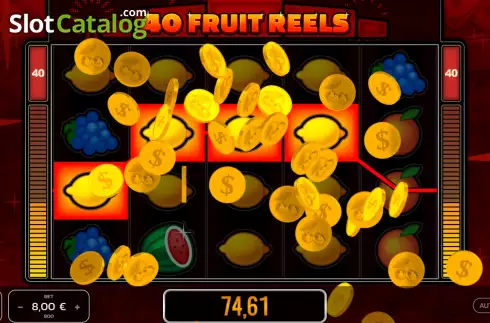 Οθόνη4. 40 Fruit Reels Κουλοχέρης 