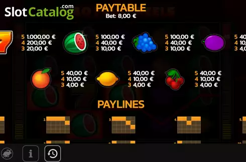 Οθόνη6. 40 Fruit Reels Κουλοχέρης 