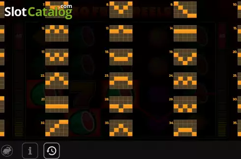 Οθόνη7. 40 Fruit Reels Κουλοχέρης 