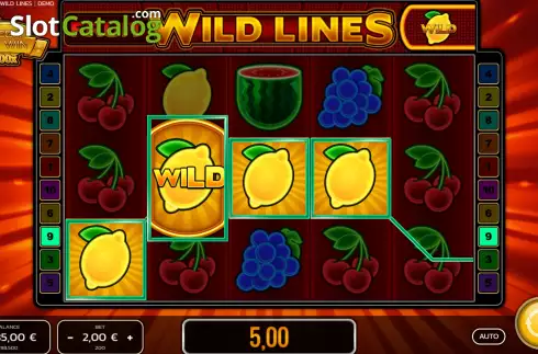 Οθόνη3. Fruit Wild Lines Κουλοχέρης