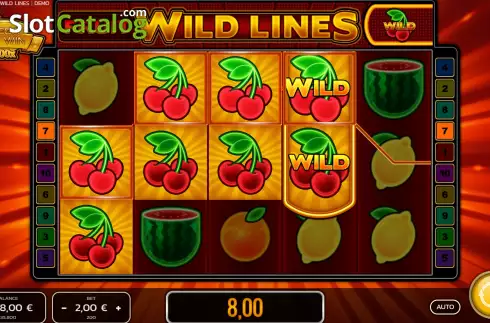Οθόνη5. Fruit Wild Lines Κουλοχέρης