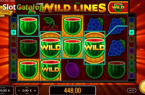 Οθόνη7. Fruit Wild Lines Κουλοχέρης