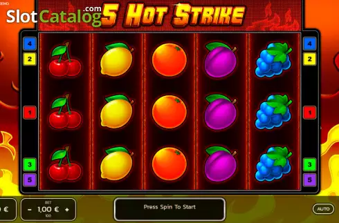 Οθόνη2. 5 Hot Strike Κουλοχέρης