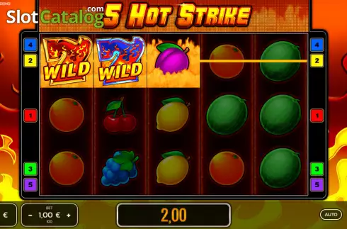 Οθόνη3. 5 Hot Strike Κουλοχέρης