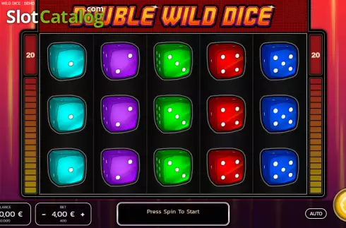 Οθόνη2. Double Wild Dice Κουλοχέρης