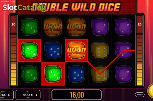 Οθόνη4. Double Wild Dice Κουλοχέρης