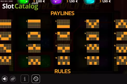 Οθόνη6. Double Wild Dice Κουλοχέρης