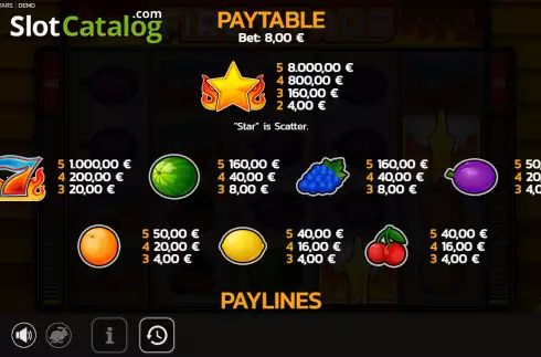 Οθόνη5. Fire Stars Κουλοχέρης 