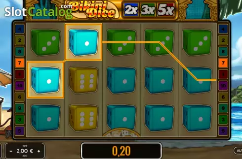 Οθόνη3. Bikini Dice Κουλοχέρης