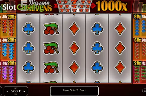 Οθόνη2. Big Spin Sevens Κουλοχέρης