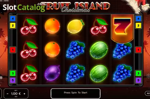 Οθόνη2. Fruit Island Christmas Κουλοχέρης